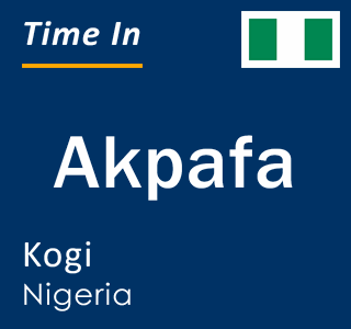 Current local time in Akpafa, Kogi, Nigeria