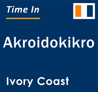 Current local time in Akroidokikro, Ivory Coast