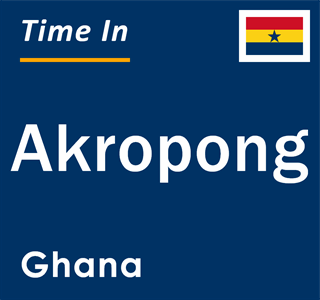 Current local time in Akropong, Ghana