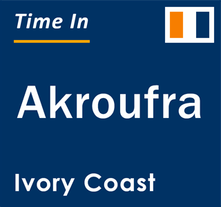 Current local time in Akroufra, Ivory Coast