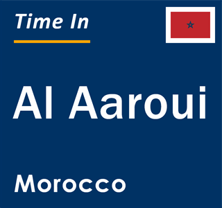 Current local time in Al Aaroui, Morocco