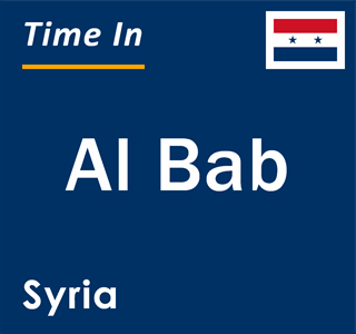 Current time in Al Bab, Syria