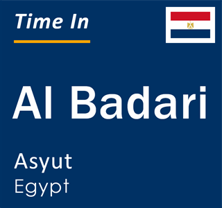 Current local time in Al Badari, Asyut, Egypt