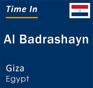 Current local time in Al Badrashayn, Giza, Egypt