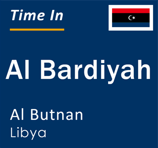 Current time in Al Bardiyah, Al Butnan, Libya