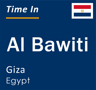 Current local time in Al Bawiti, Giza, Egypt