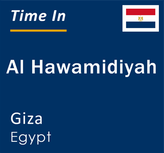 Current local time in Al Hawamidiyah, Giza, Egypt