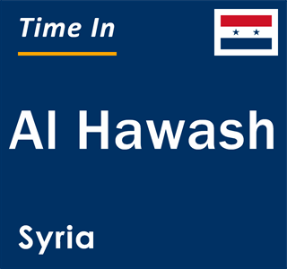 Current local time in Al Hawash, Syria