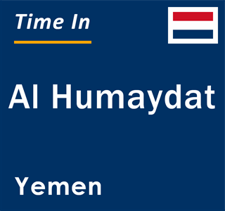 Current local time in Al Humaydat, Yemen