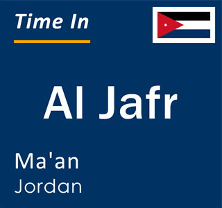 Current local time in Al Jafr, Ma'an, Jordan