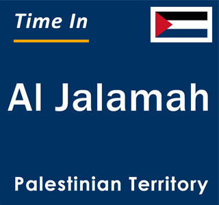 Current local time in Al Jalamah, Palestinian Territory