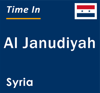 Current local time in Al Janudiyah, Syria