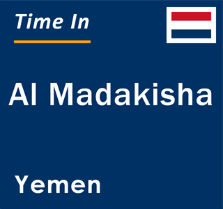 Current local time in Al Madakisha, Yemen