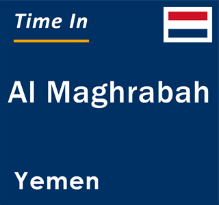 Current local time in Al Maghrabah, Yemen