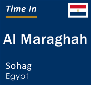 Current local time in Al Maraghah, Sohag, Egypt