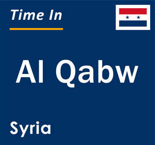 Current local time in Al Qabw, Syria