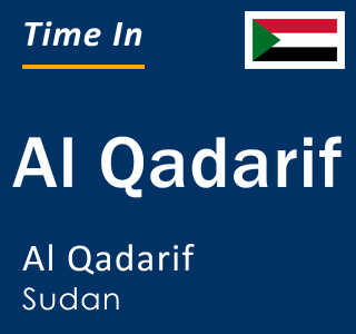 Current time in Al Qadarif, Al Qadarif, Sudan