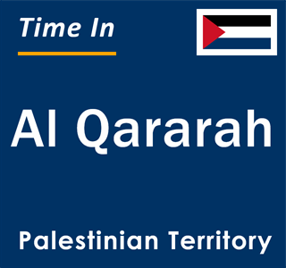Current local time in Al Qararah, Palestinian Territory