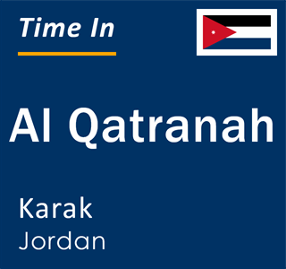 Current local time in Al Qatranah, Karak, Jordan