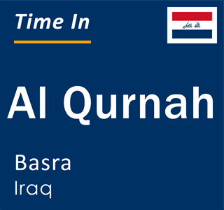 Current time in Al Qurnah, Basra, Iraq