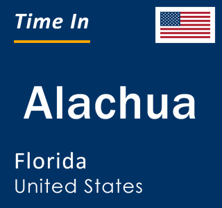 Current local time in Alachua, Florida, United States