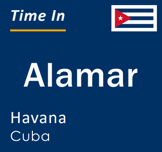 Current local time in Alamar, Havana, Cuba