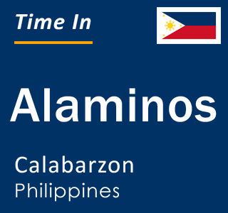 Current local time in Alaminos, Calabarzon, Philippines