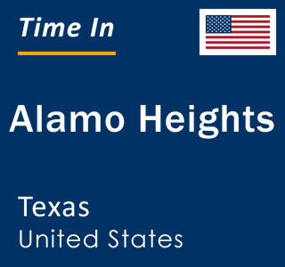 Current local time in Alamo Heights, Texas, United States