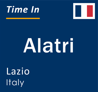 Current local time in Alatri, Lazio, Italy