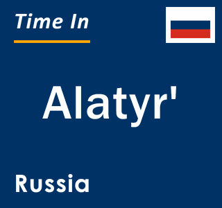 Current local time in Alatyr', Russia