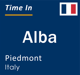 Current local time in Alba, Piedmont, Italy