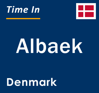 Current local time in Albaek, Denmark