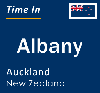 Current local time in Albany, Auckland, New Zealand