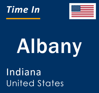 Current local time in Albany, Indiana, United States