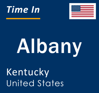 Current local time in Albany, Kentucky, United States