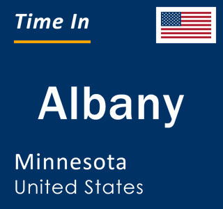 Current local time in Albany, Minnesota, United States