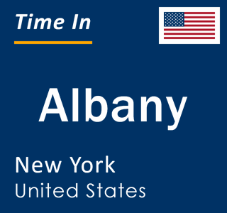 Current time in Albany, New York, United States