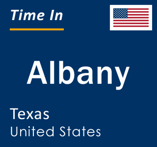 Current local time in Albany, Texas, United States