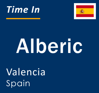 Current local time in Alberic, Valencia, Spain