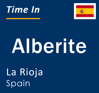 Current local time in Alberite, La Rioja, Spain