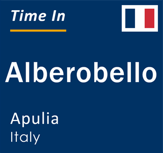 Current local time in Alberobello, Apulia, Italy