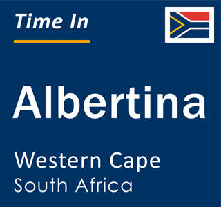 Current local time in Albertina, Western Cape, South Africa