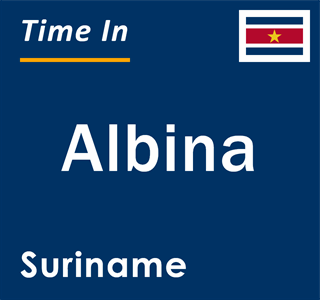 Current local time in Albina, Suriname
