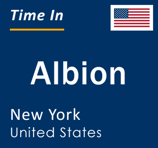 Current local time in Albion, New York, United States