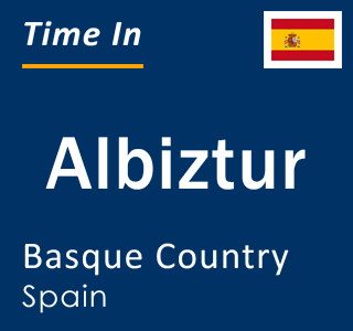 Current local time in Albiztur, Basque Country, Spain