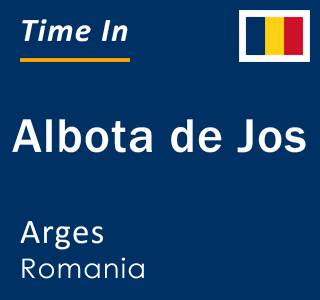 Current local time in Albota de Jos, Arges, Romania