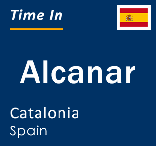 Current local time in Alcanar, Catalonia, Spain