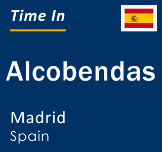 Current local time in Alcobendas, Madrid, Spain