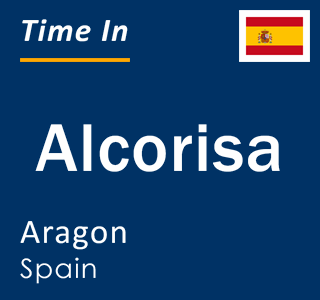 Current time in Alcorisa, Aragon, Spain
