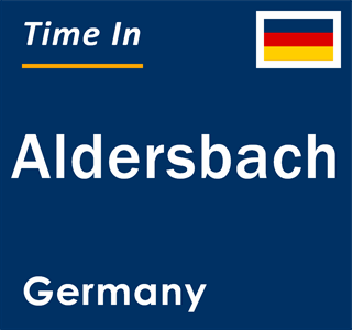 Current local time in Aldersbach, Germany